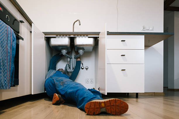 Professional Drain Cleaning technician working in Schwenksville, PA